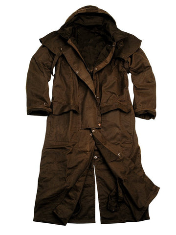 Hooded Oilskin Storm Coat